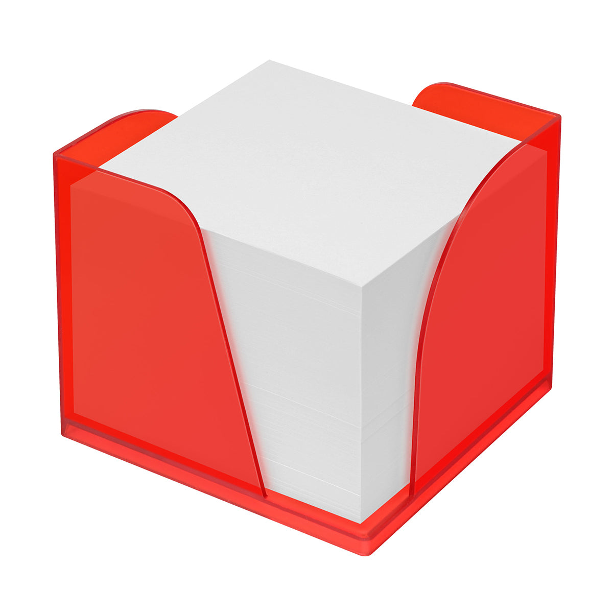 Zettelbox "Gamma" gefrostet rot