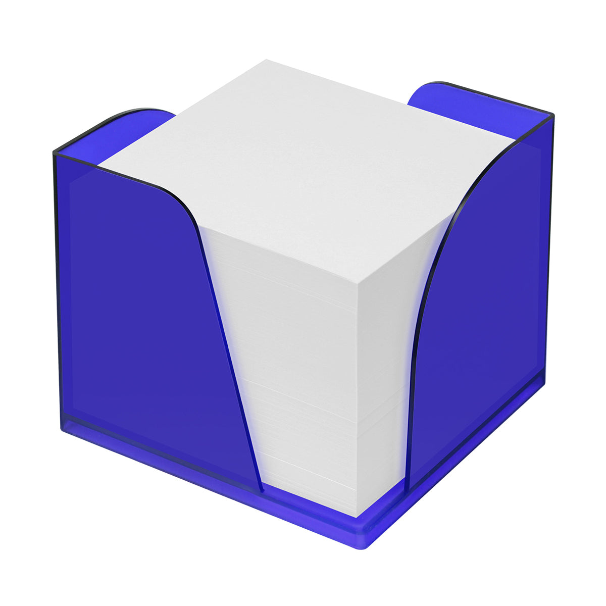 Zettelbox "Gamma" gefrostet blau