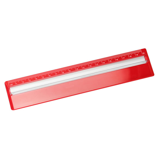 Lineal mit Zeilenlupe rot