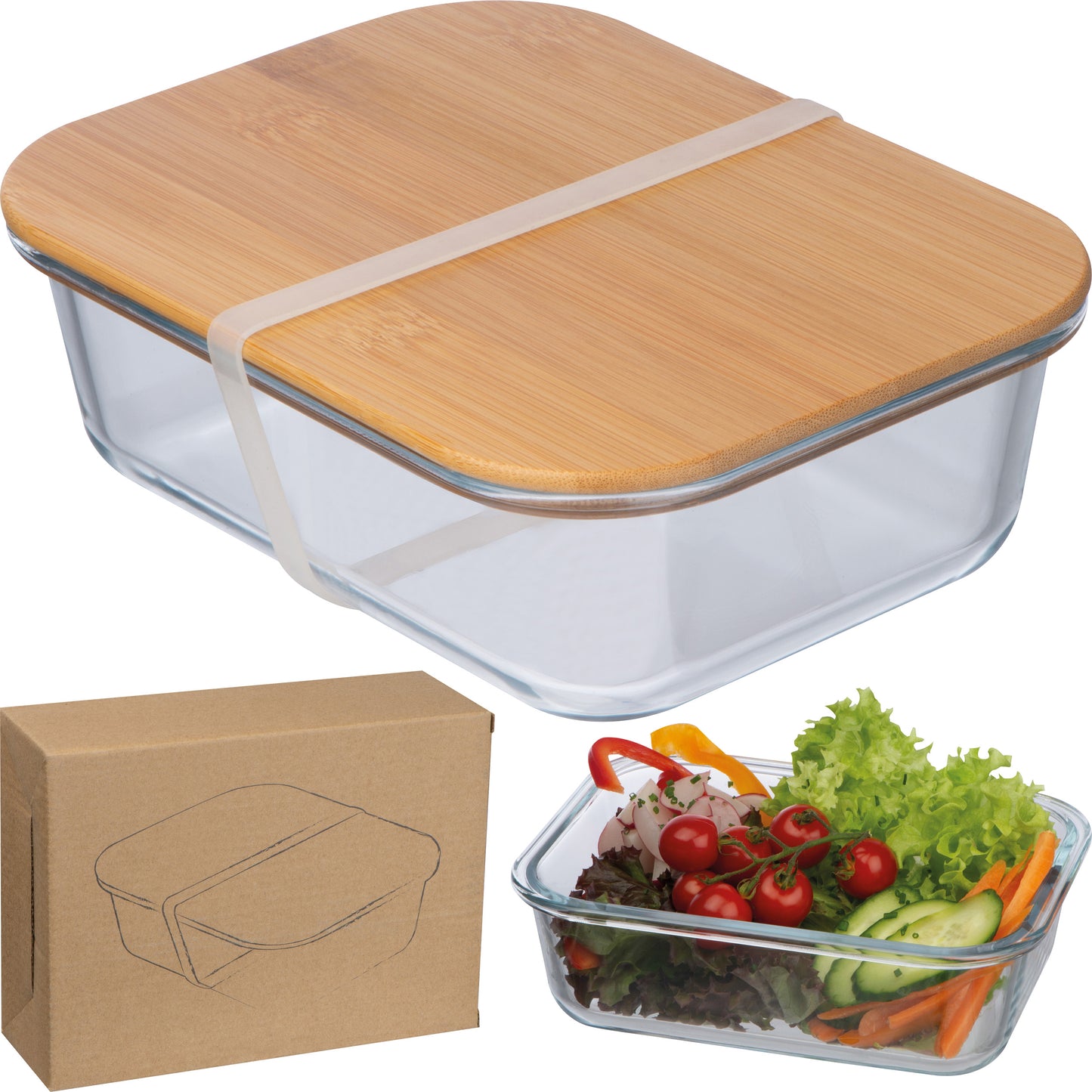 Brotzeitbox aus Borosilikatglas KYLE