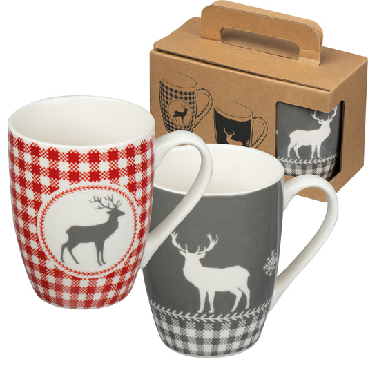 Set aus 2 Weihnachtstassen ARMIN