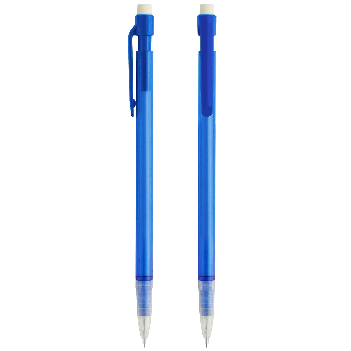 Druckbleistift "Pan" blau-transparent