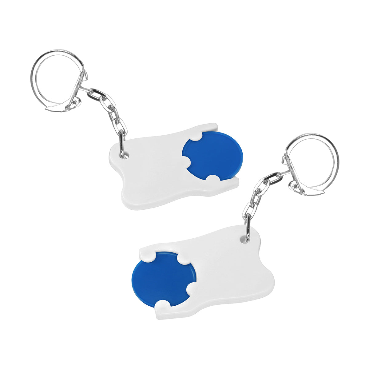 Chiphalter mit 1€-Chip "Zahn" blau