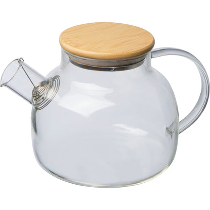 Glaskanne mit Bambusdeckel, 1.000ml LUCILLE