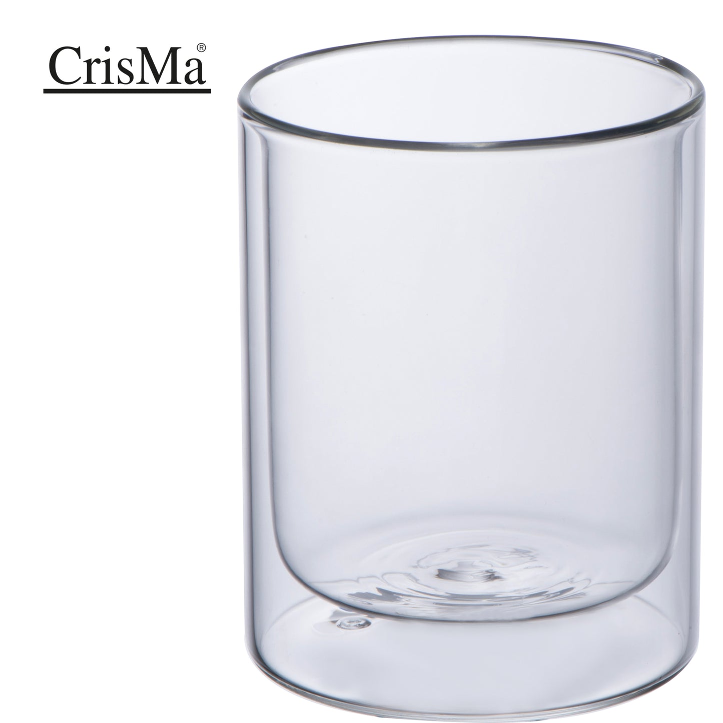 CrisMa Doppelwandige Glastasse 330ml STUART