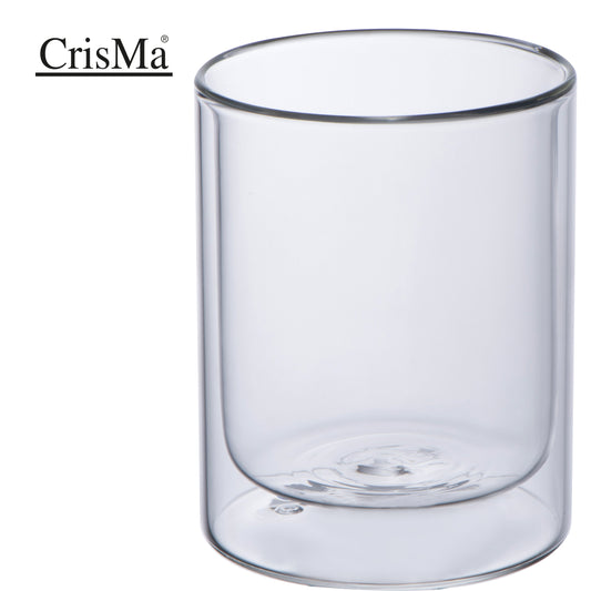 CrisMa Doppelwandige Glastasse 330ml STUART