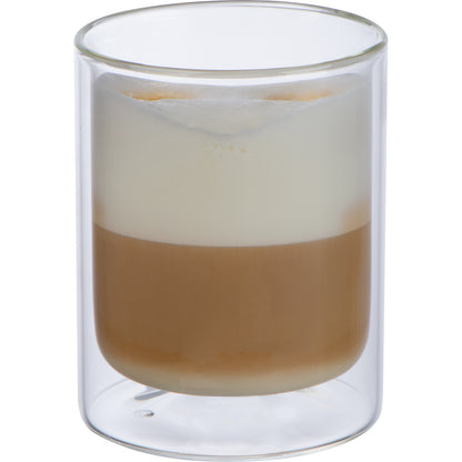 CrisMa Doppelwandige Glastasse 330ml STUART