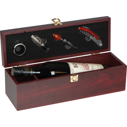 Weinbox aus Holz für 1 Flasche  GRAHAM