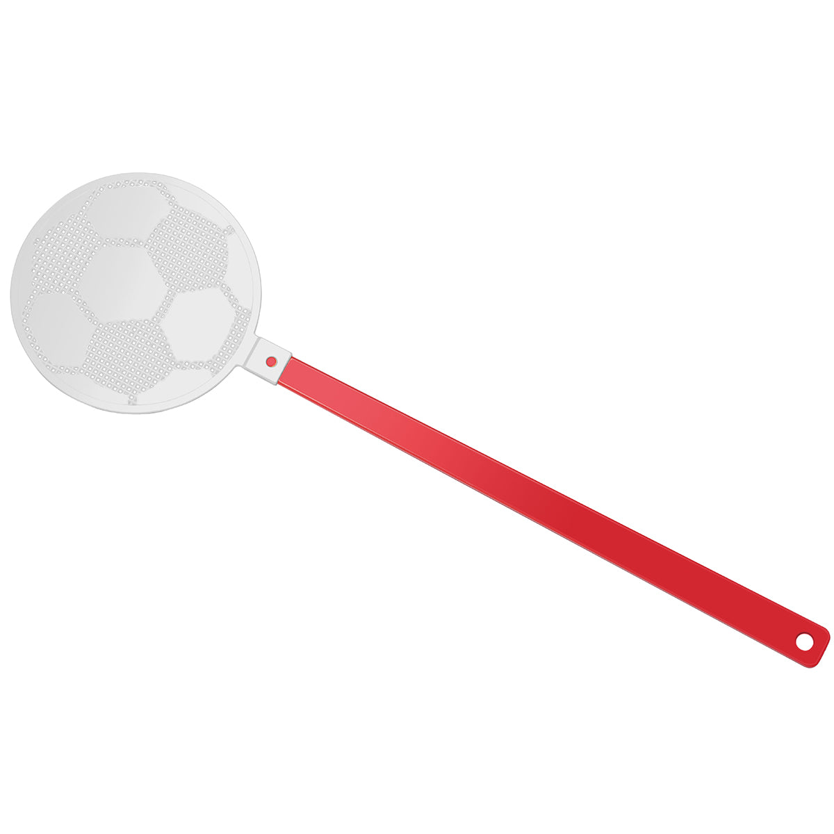 Fliegenklatsche "Fußball" rot