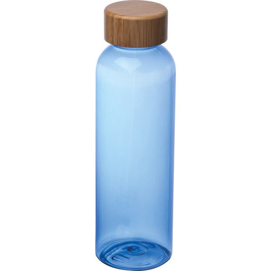 Trinkflasche aus PET mit Bambusdeckel, 500ml  SAMBOR