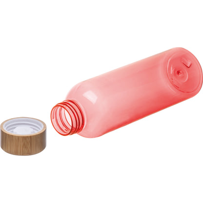 Trinkflasche aus PET mit Bambusdeckel, 500ml  SAMBOR