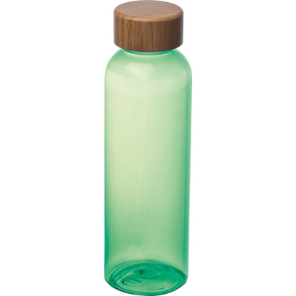 Trinkflasche aus PET mit Bambusdeckel, 500ml  SAMBOR