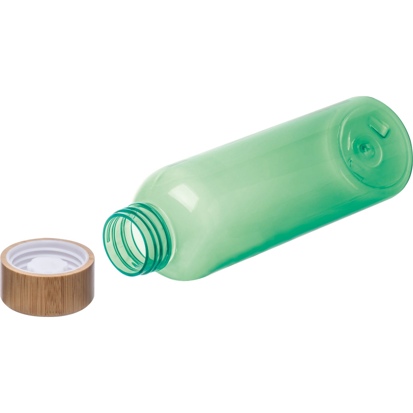 Trinkflasche aus PET mit Bambusdeckel, 500ml  SAMBOR