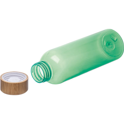 Trinkflasche aus PET mit Bambusdeckel, 500ml  SAMBOR