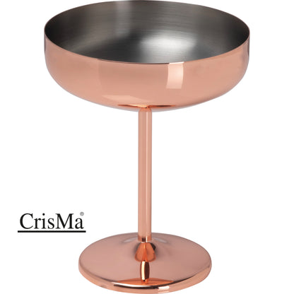 CrisMa Stilbecher mit Kupfer, 300ml EUGENIA