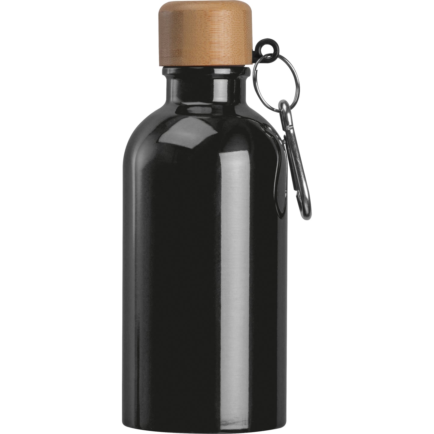 Edelstahltrinkflasche mit Karabiner, 400ml MARILYN