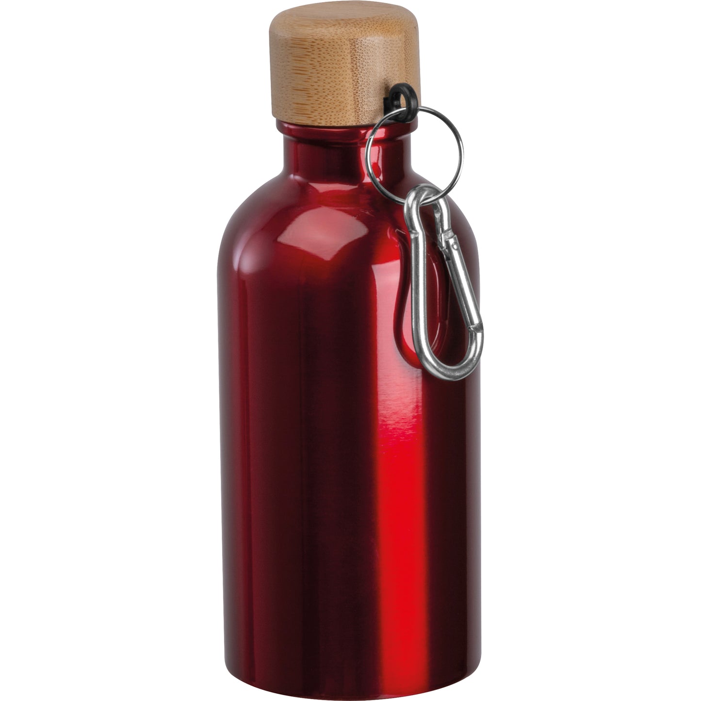 Edelstahltrinkflasche mit Karabiner, 400ml MARILYN