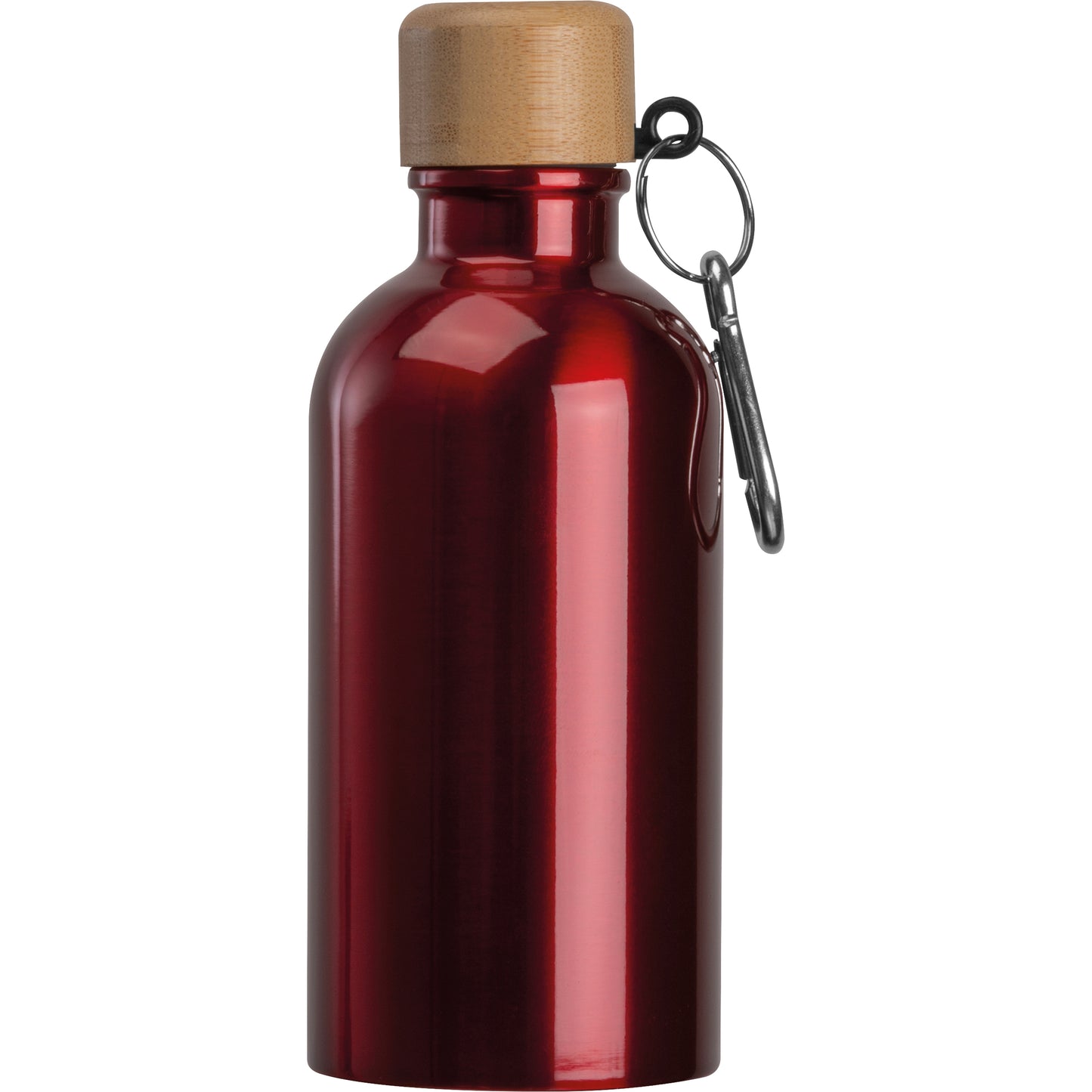 Edelstahltrinkflasche mit Karabiner, 400ml MARILYN