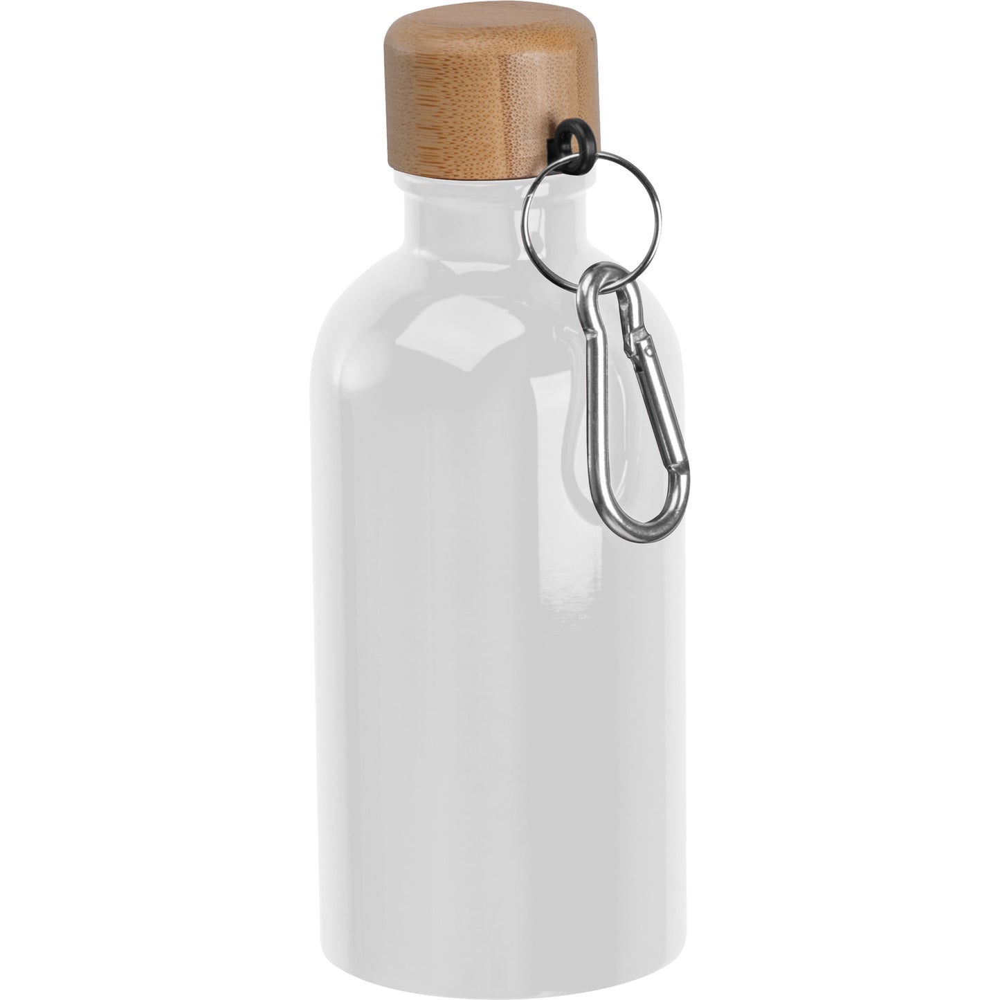 Edelstahltrinkflasche mit Karabiner, 400ml MARILYN