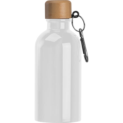 Edelstahltrinkflasche mit Karabiner, 400ml MARILYN