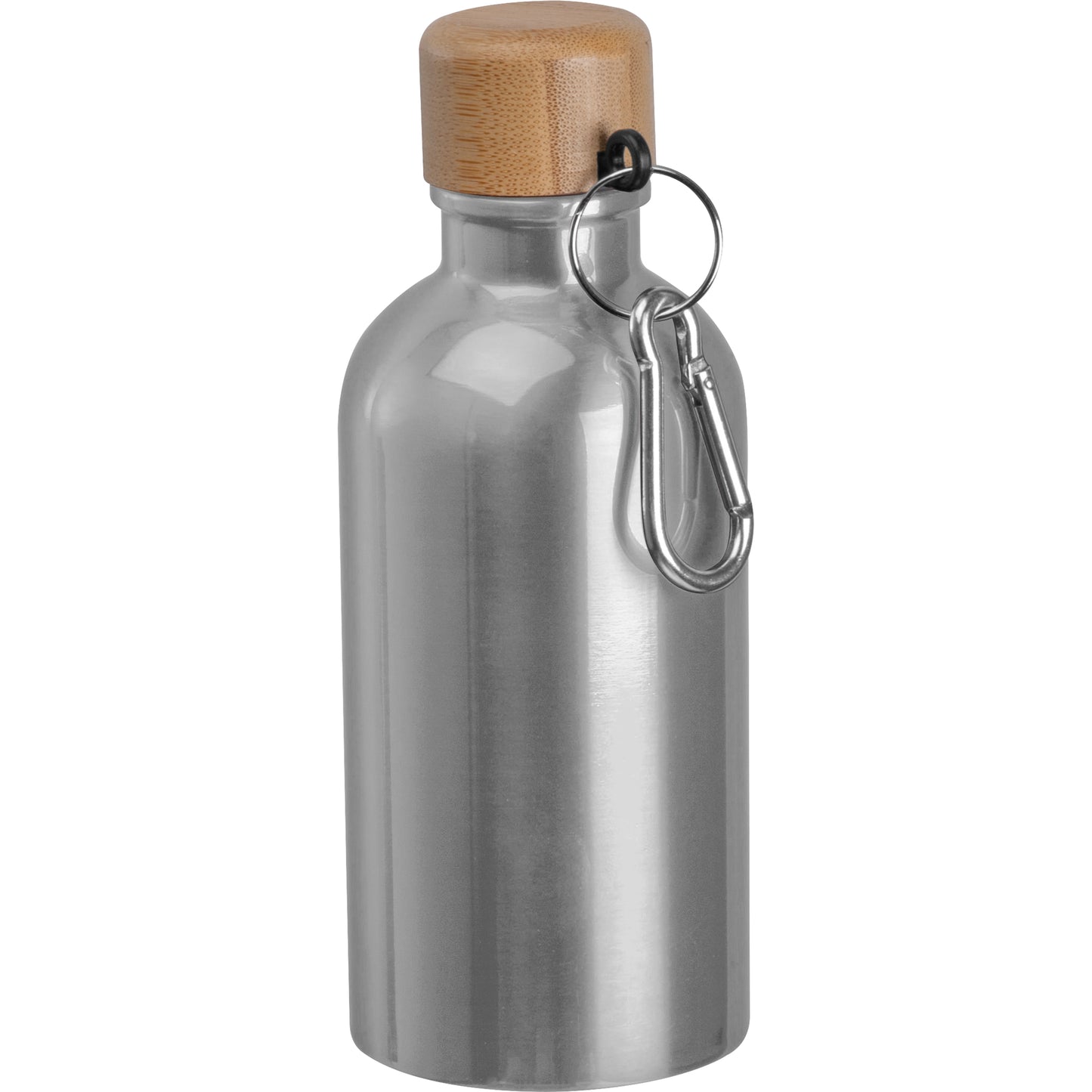 Edelstahltrinkflasche mit Karabiner, 400ml MARILYN