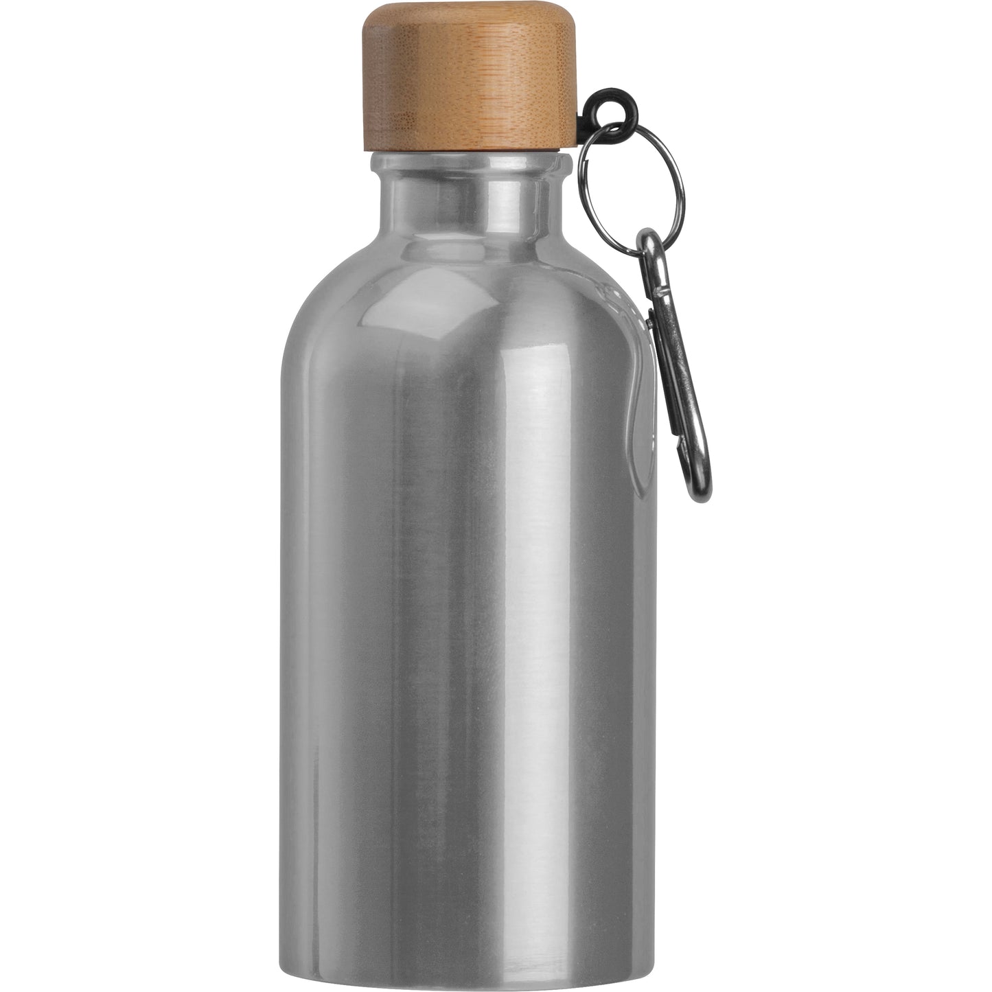Edelstahltrinkflasche mit Karabiner, 400ml MARILYN