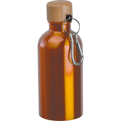 Edelstahltrinkflasche mit Karabiner, 400ml MARILYN