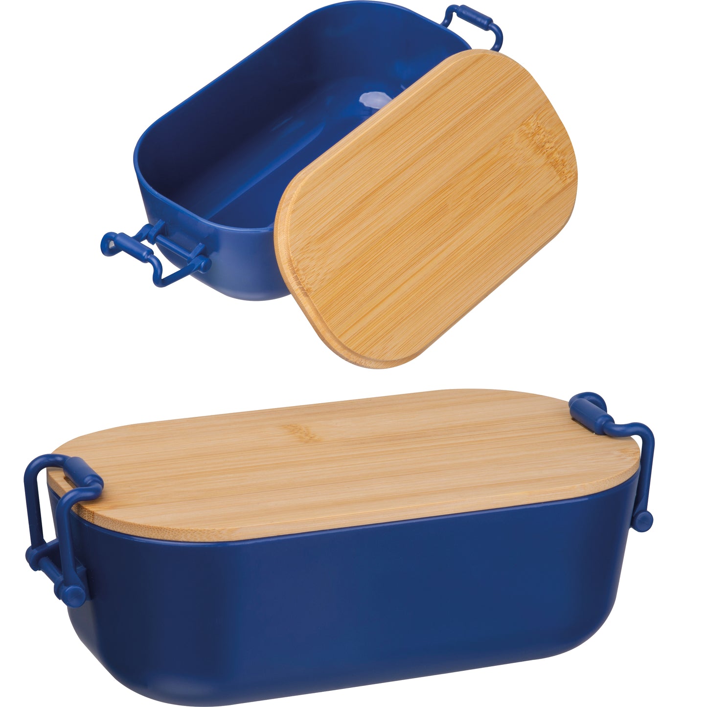 Lunchbox mit Bambusdeckel und Bügelverschluss JAVIER