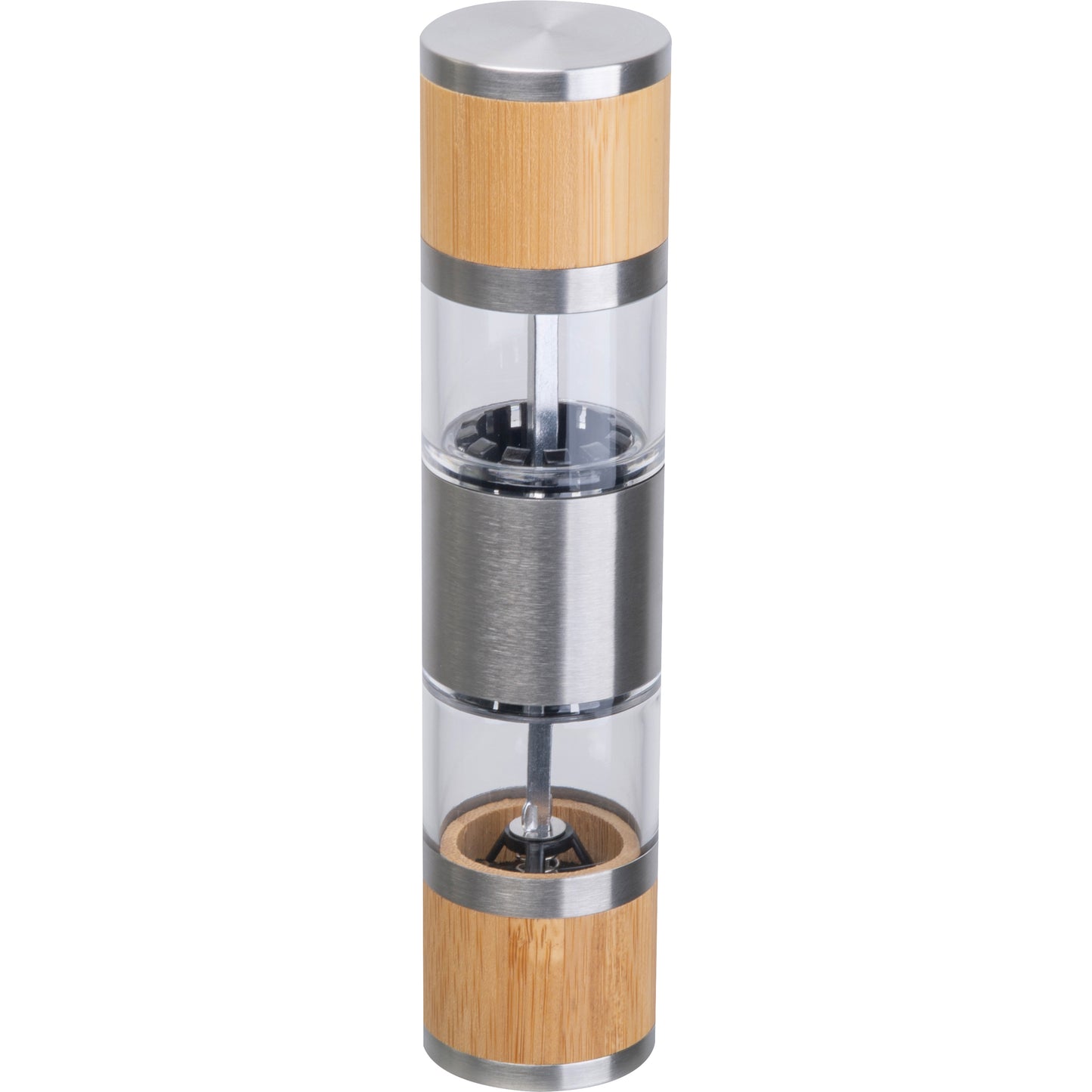 Salz- & Pfeffermühle aus Edelstahl und Bambus BEATA