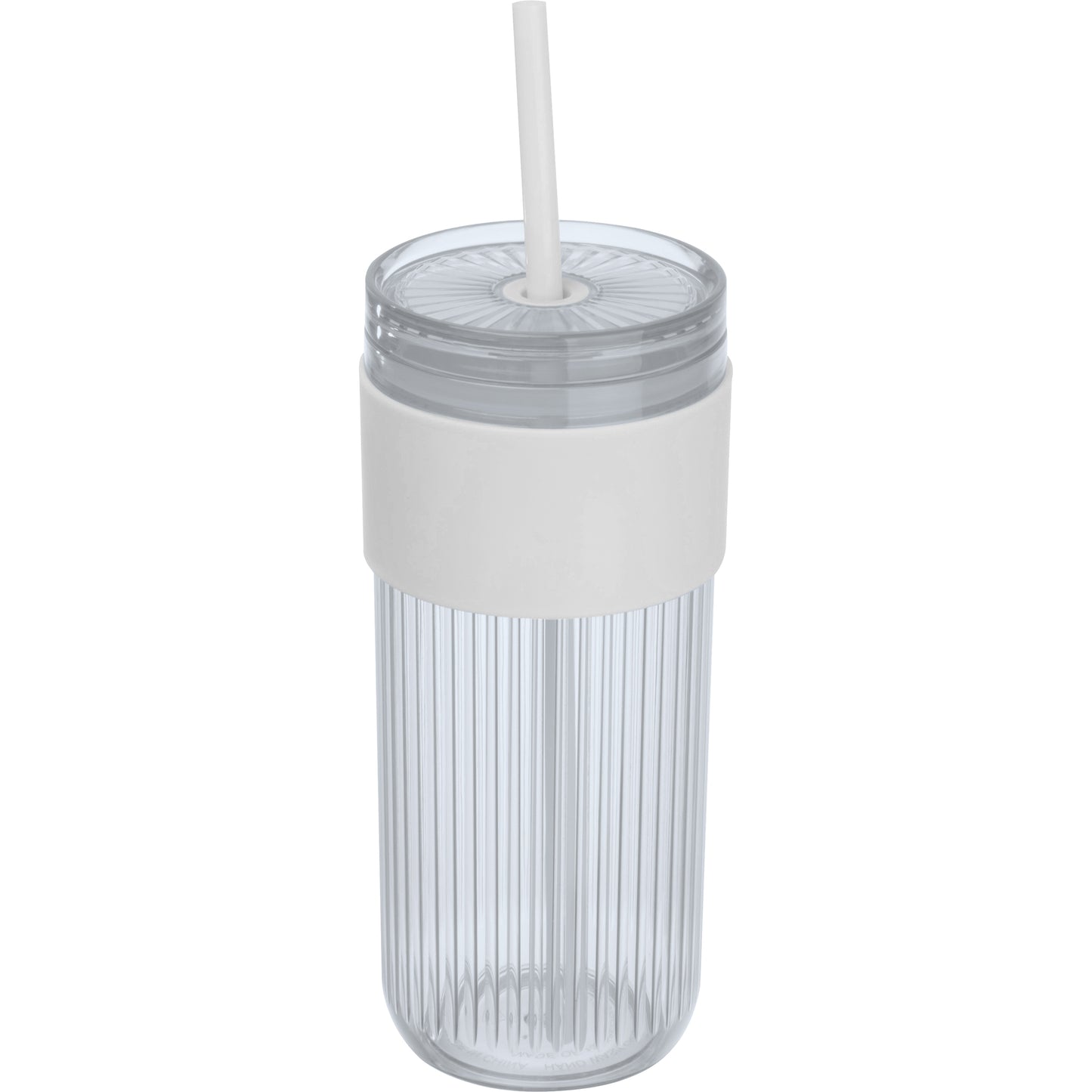 Becher mit Trinkhalm, 660ml SOLEDAD