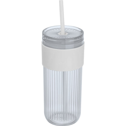 Becher mit Trinkhalm, 660ml SOLEDAD