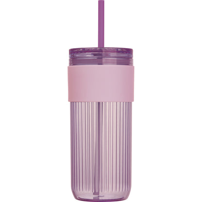 Becher mit Trinkhalm, 660ml SOLEDAD