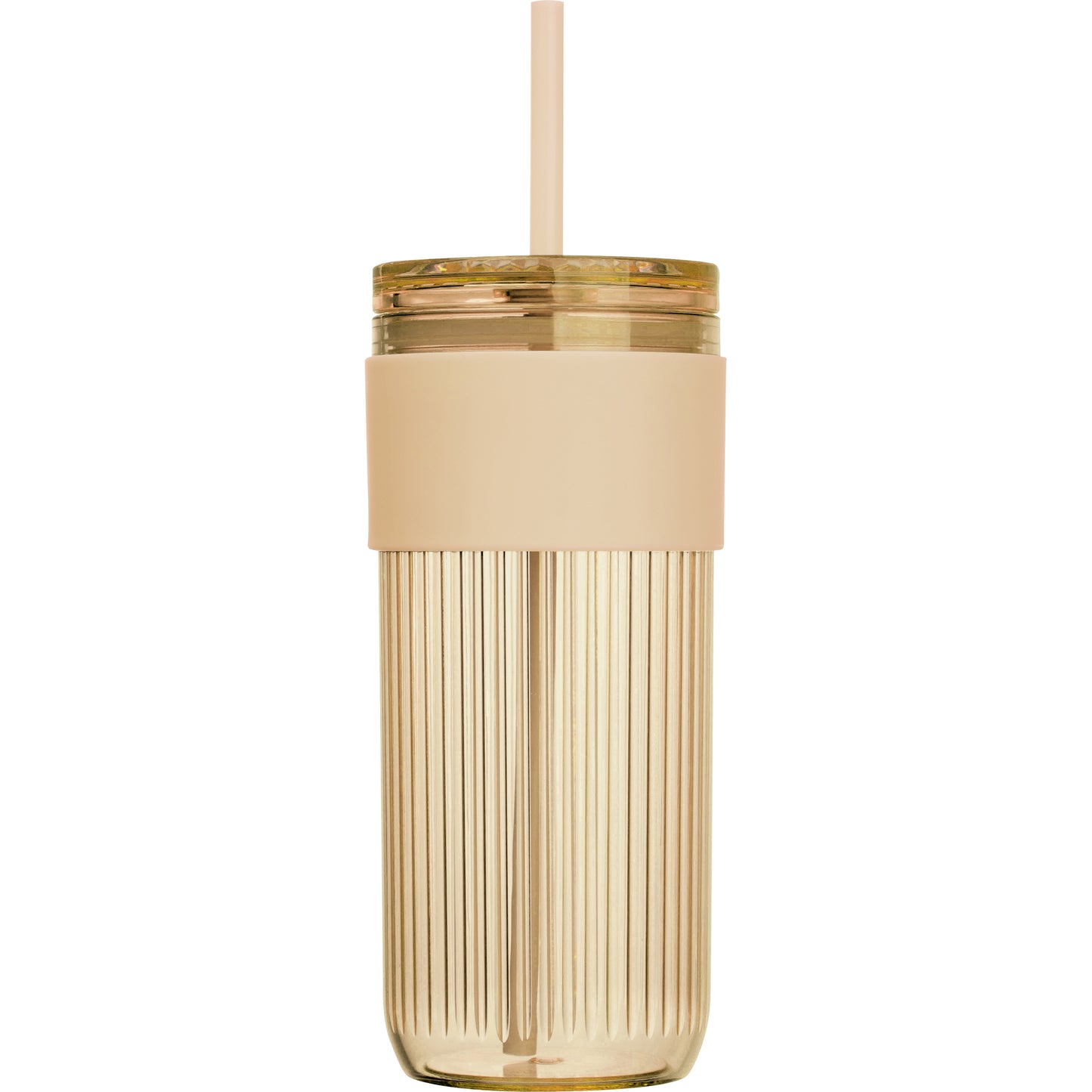 Becher mit Trinkhalm, 660ml SOLEDAD