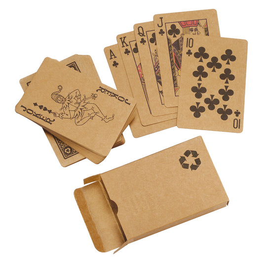 Kartenspiel Karton beige