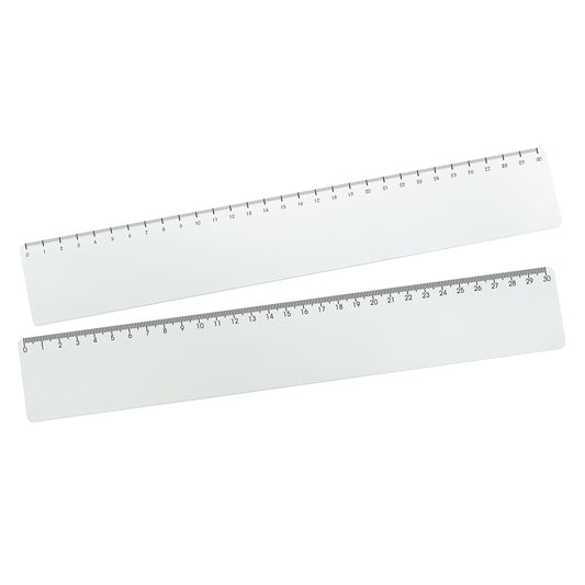 Lineal "Maxi" 30 cm weiß