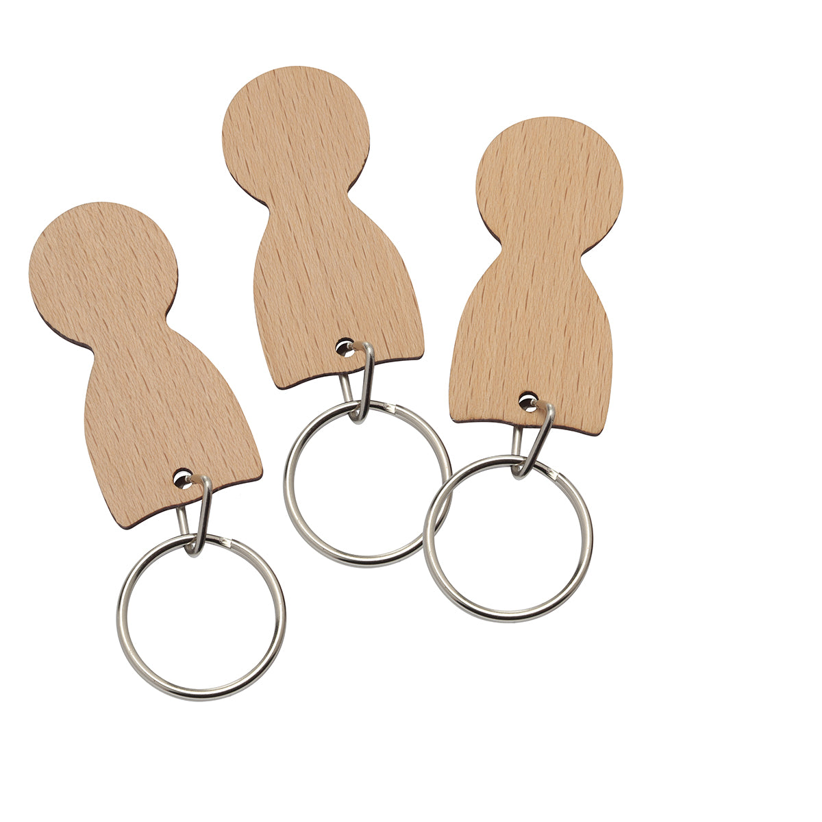 Einkaufswagenlöser Holz beige