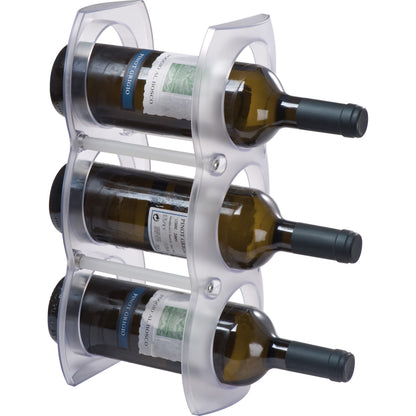 Weinregal aus Kunststoff für 3 Flaschen BOBBY