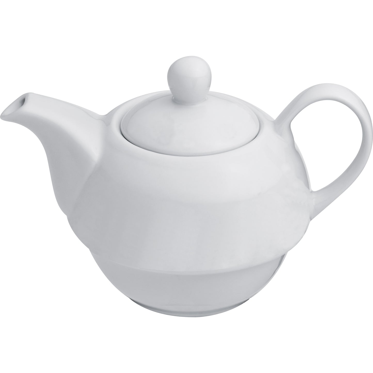 Teekanne mit Tasse und Untersetzer aus Porzellan ELIAS