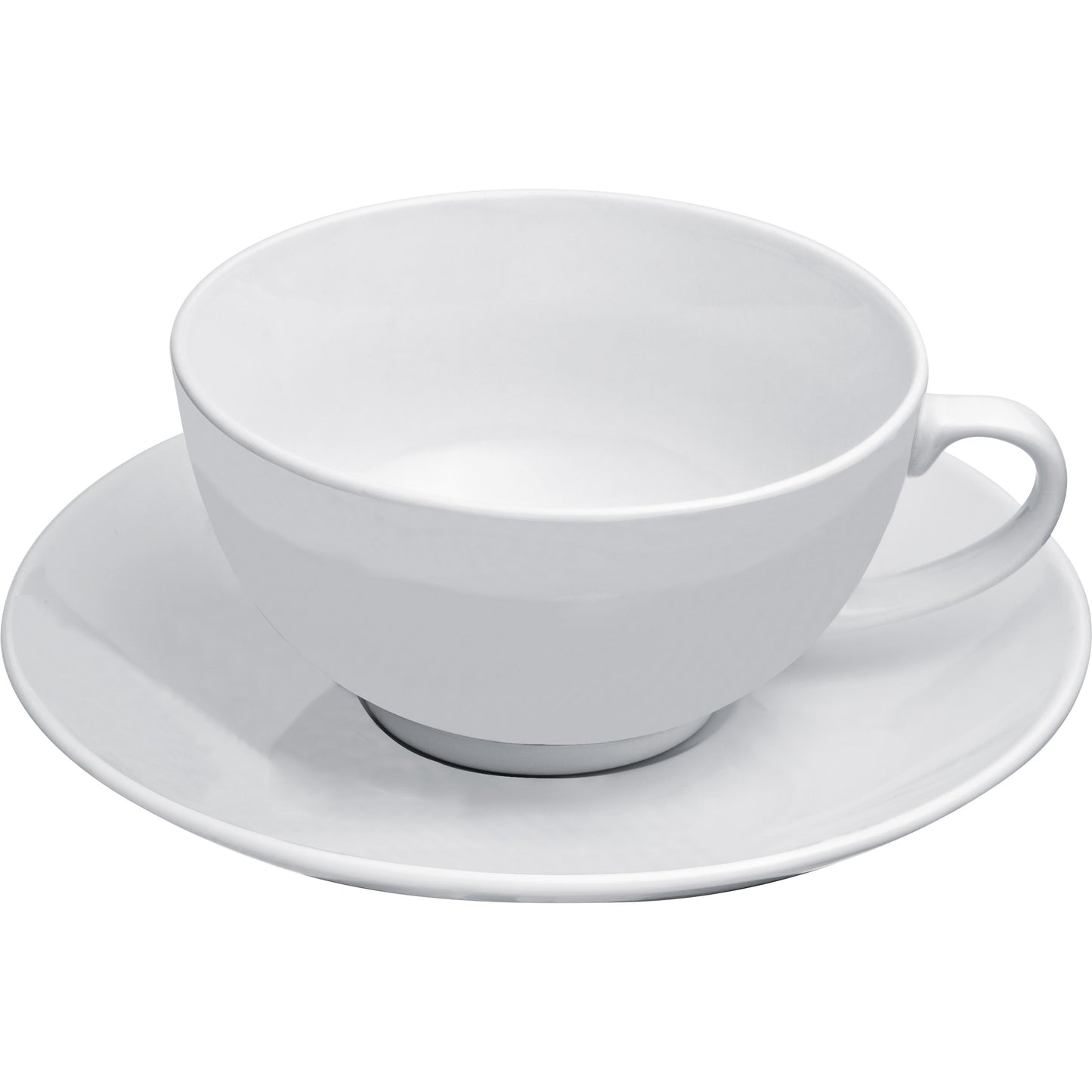 Teekanne mit Tasse und Untersetzer aus Porzellan ELIAS