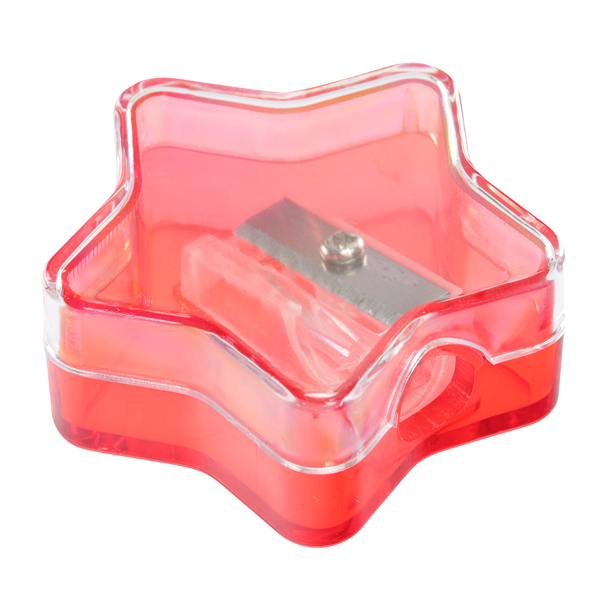 Spitzer "Stern" rot-transparent