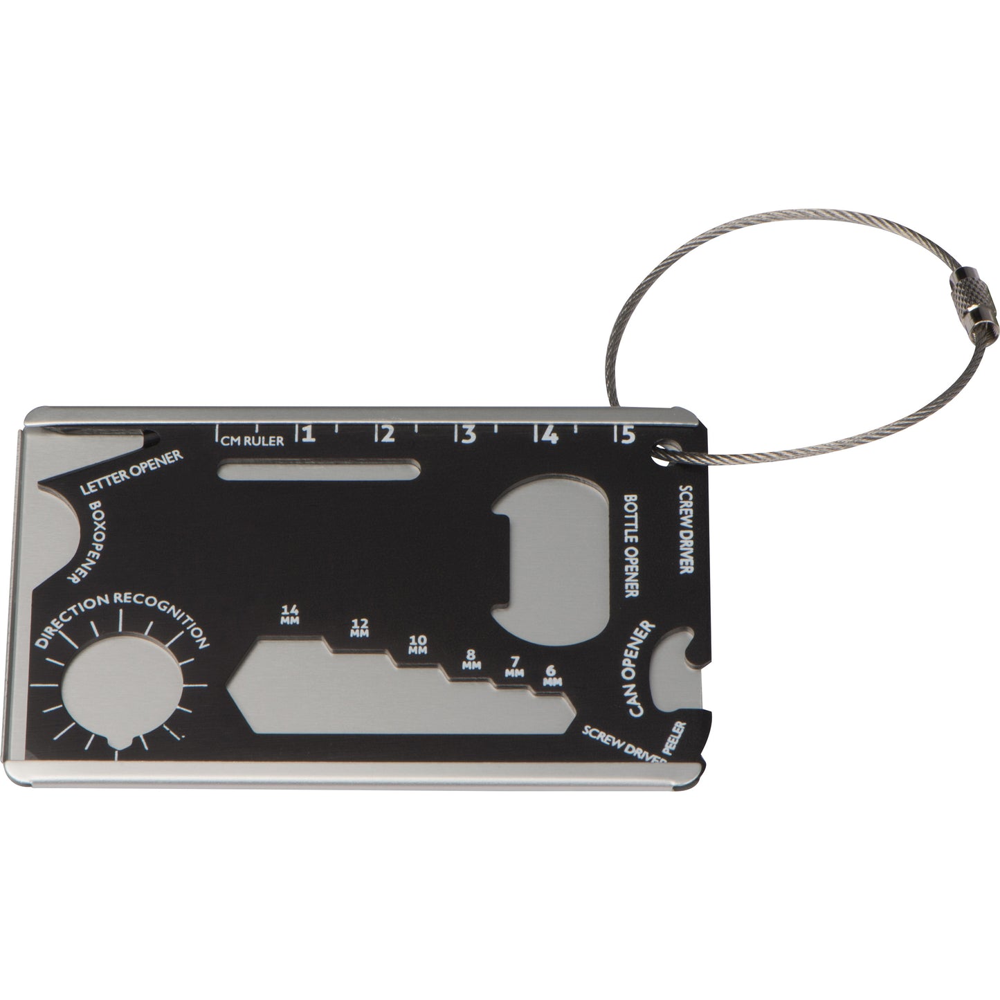 Survival Kofferanhänger aus Aluminium BENNO