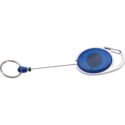 Schlüsselanhänger mit Karabiner und ausziehbarem Schlüsselring DIANA