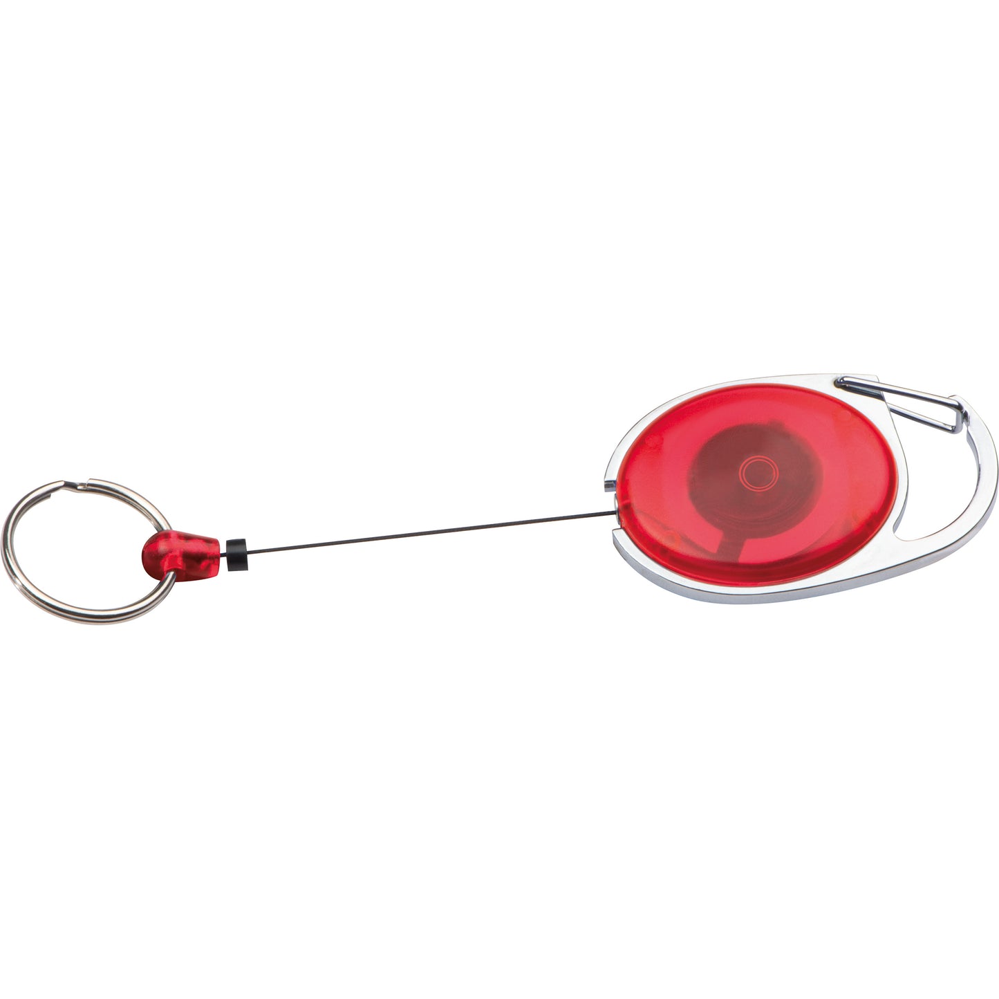 Schlüsselanhänger mit Karabiner und ausziehbarem Schlüsselring DIANA