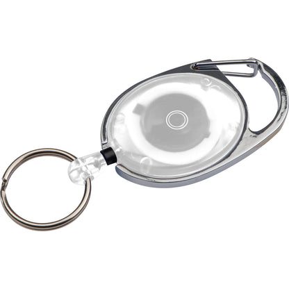 Schlüsselanhänger mit Karabiner und ausziehbarem Schlüsselring DIANA