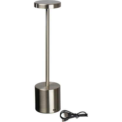 Tischlampe aus Edelstahl mit Akku  ANNETTE