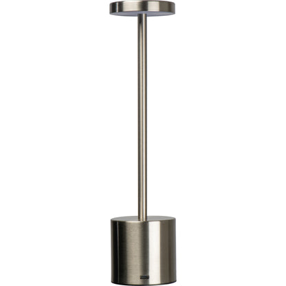 Tischlampe aus Edelstahl mit Akku  ANNETTE