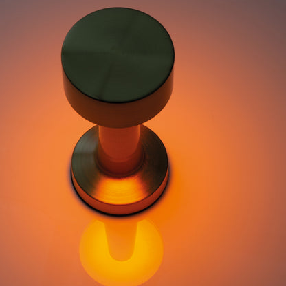 Tischlampe aus Edelstahl mit Akku ILSE