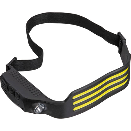 Akku Stirnlampe mit COB Leuchten  LUISA
