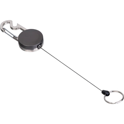 Ausziehbarer Schlüsselanhänger mit Karabiner aus Metall PEGGY