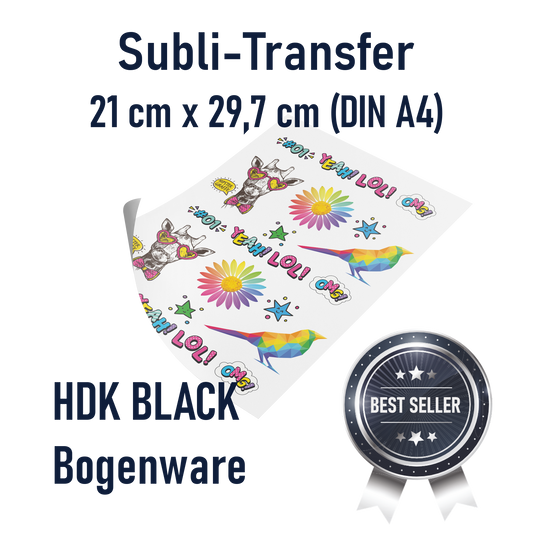 Subli-Transfer DIN A4 (29,7 x 21 cm)